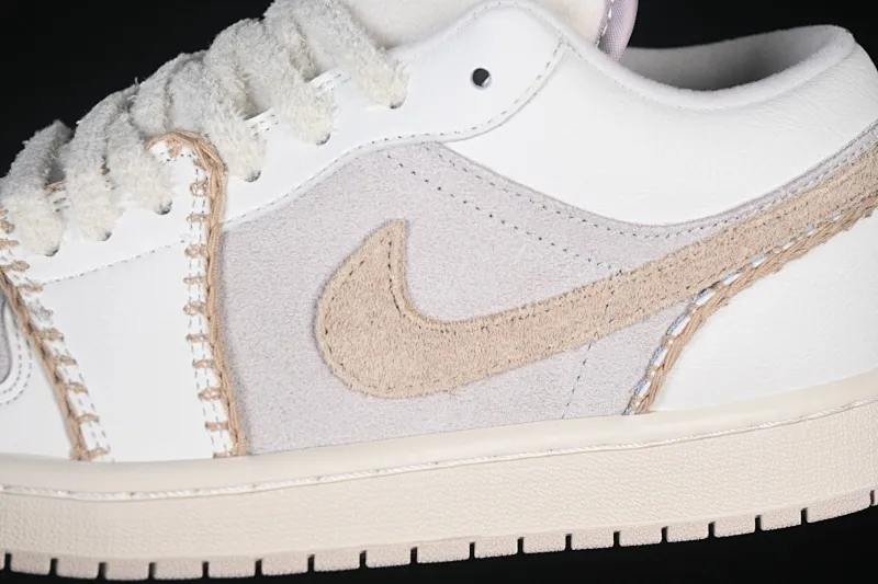 All categories Air Jordan Jordan series basketball shoes Air Jordan 1 Low Air Jordan 1 Low AJ1 Joe 1 meter white brown low-top casual sneakers HV4268-120